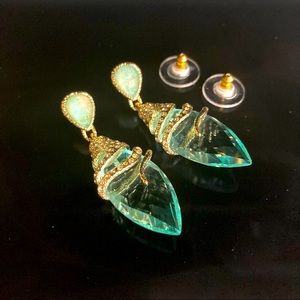 AB Crystal Dangling Earrings
